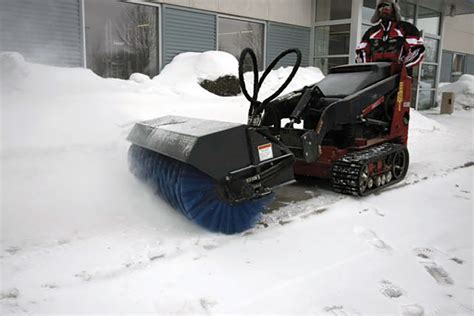 skid steer angle broom snow driveways|erskine power angle broom.